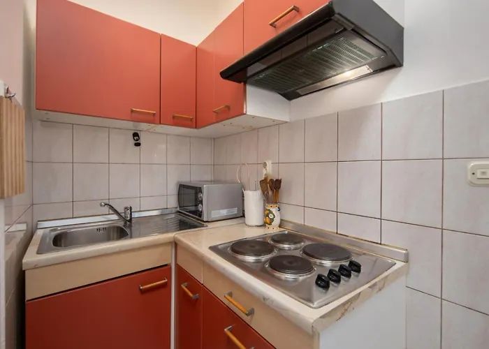 In With Sea View, Balcony, Air Conditioning, Wifi 3321-1 아파트 수페타르스카 드라가